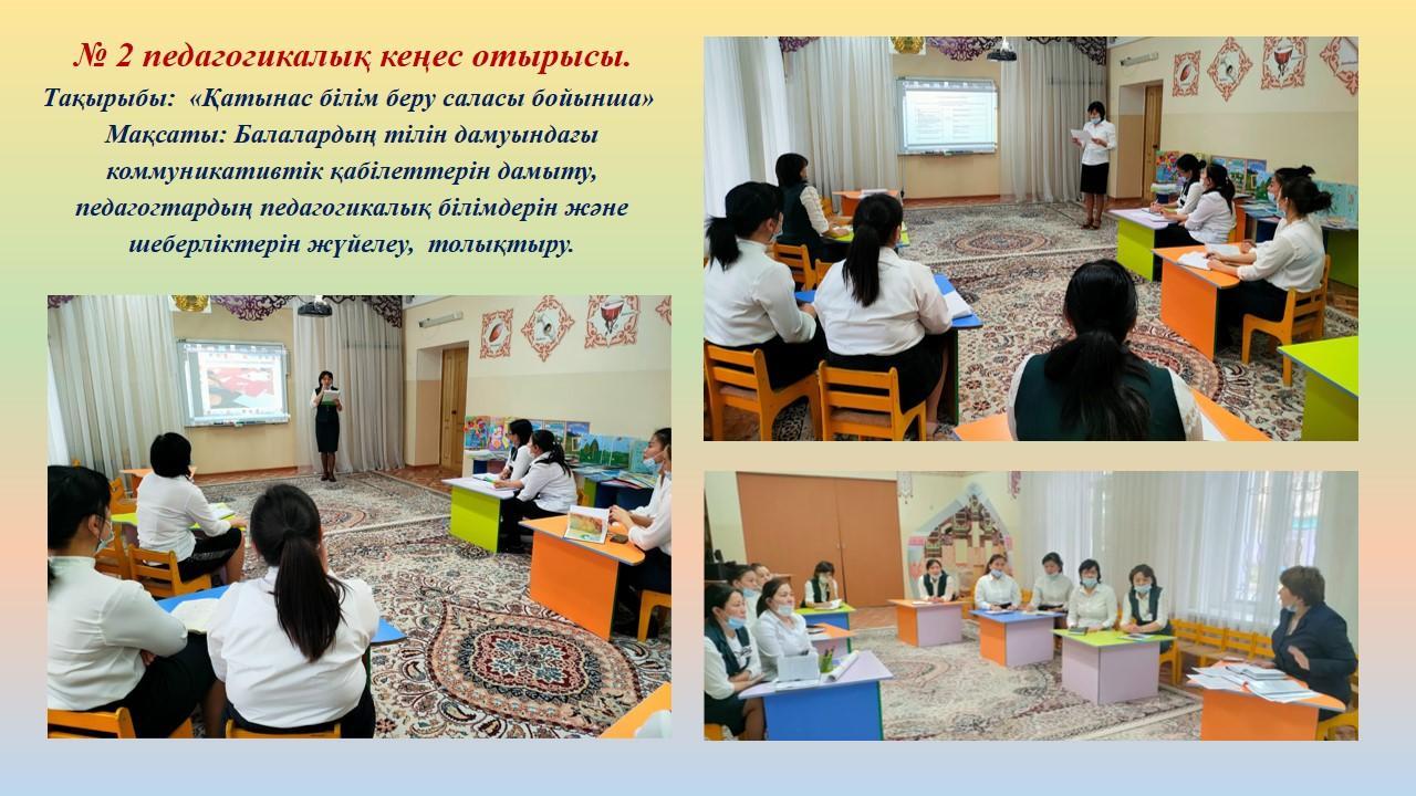 № 2 педагогикалық кеңес отырысы.